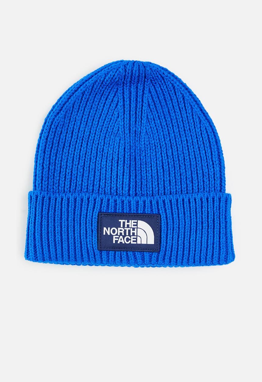 The North Face - Kids Tnf Box Logo Cuffed Beanie - Hero Blue-Estate Blue