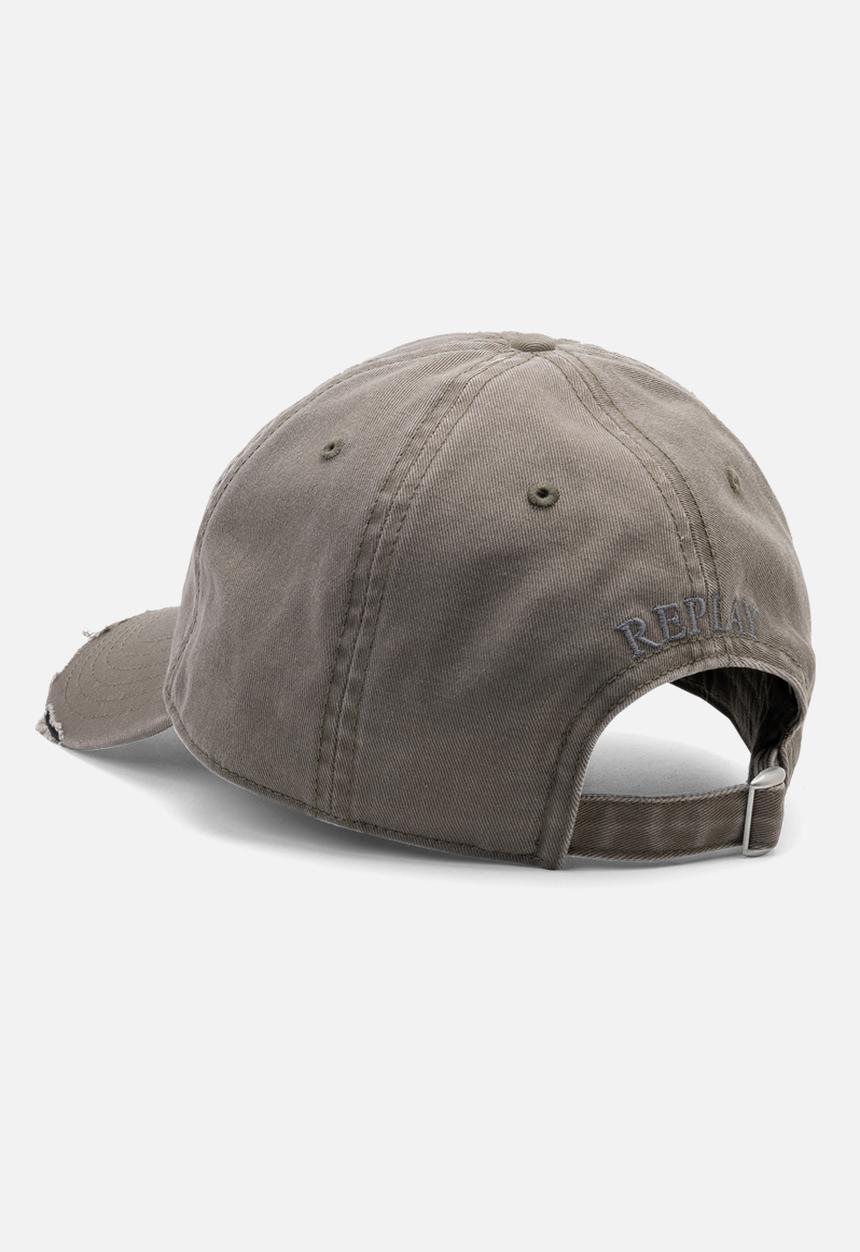 Replay - Washed Heavy Cotton Twill + Broken Part Cap - Deep Lichen Green