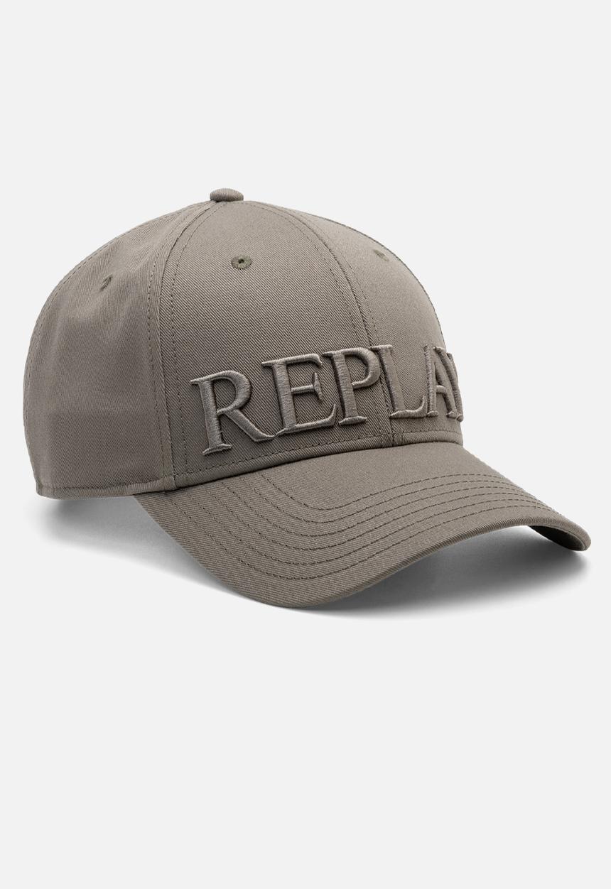 Replay - Heavy Cotton Twill Cap - Deep Lichen Green