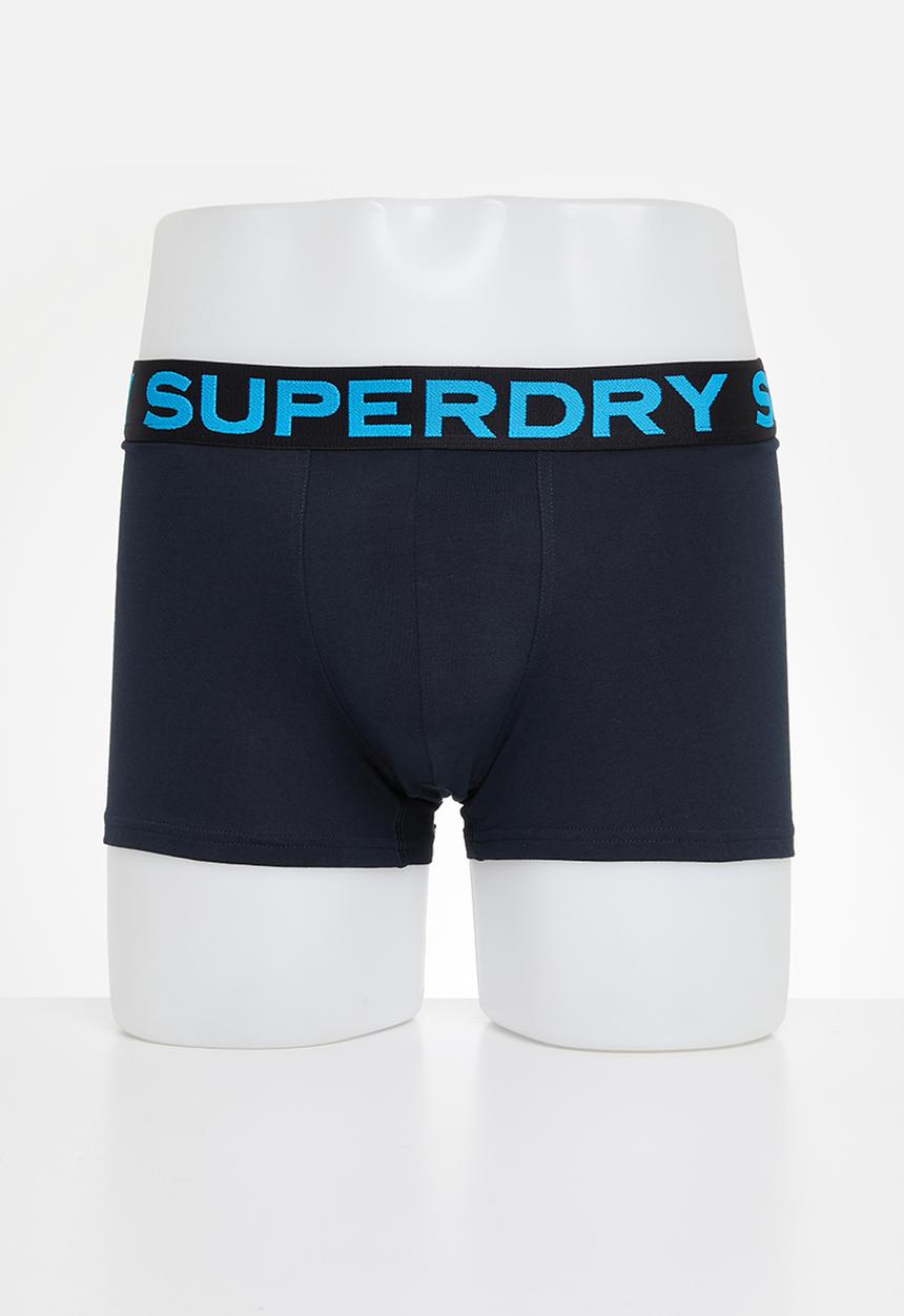 Superdry. - Trunk Double Pack - Black & Eclipse Navy