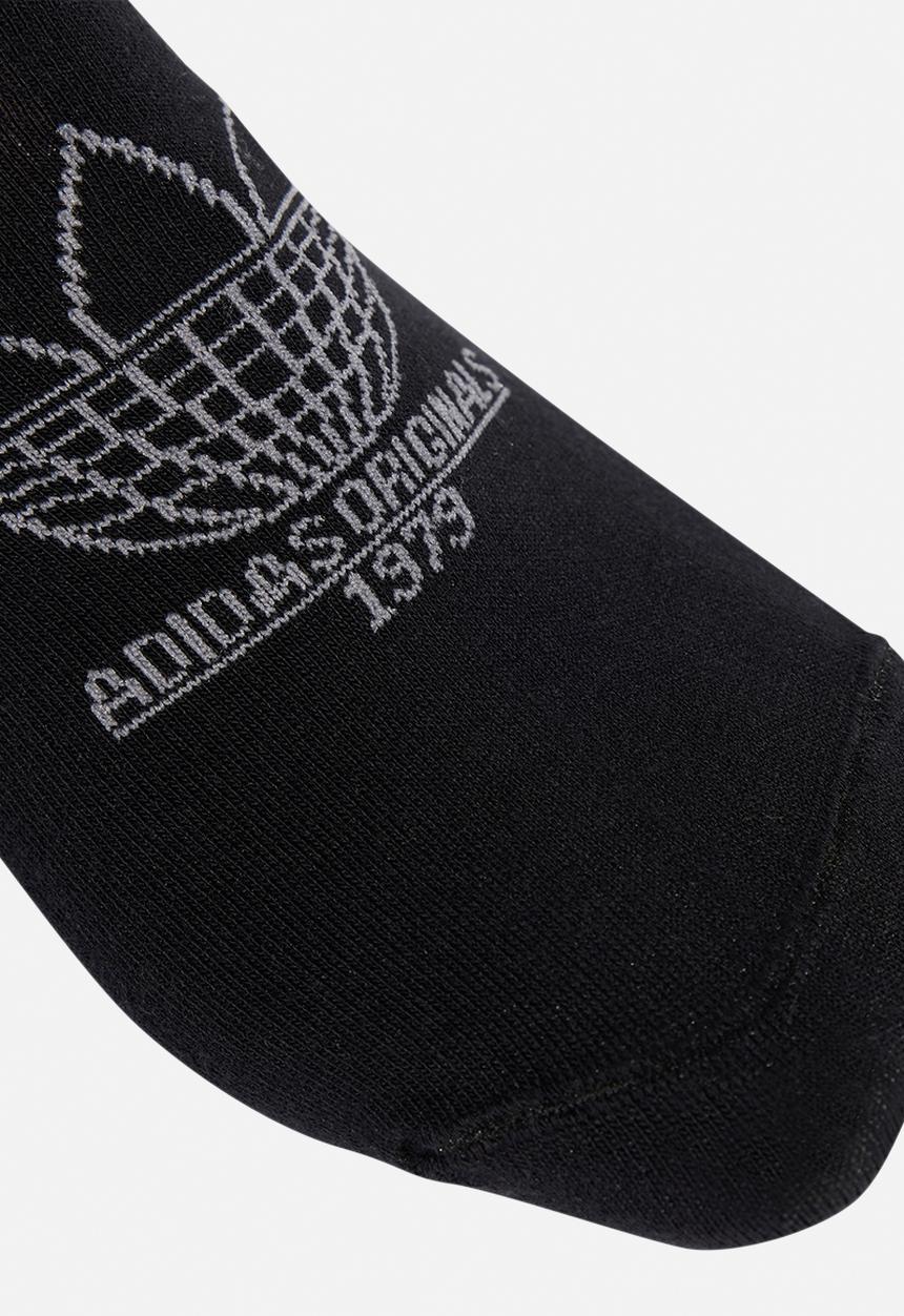 adidas Originals - Sponsors High Crew Socks 2 Pairs - Black/Grey Three/White 