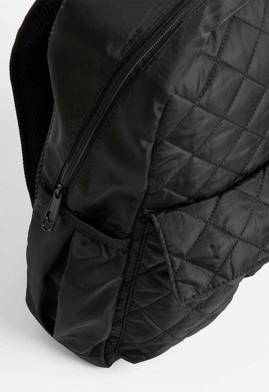 Pop Candy - G & S quilted backpack - black
