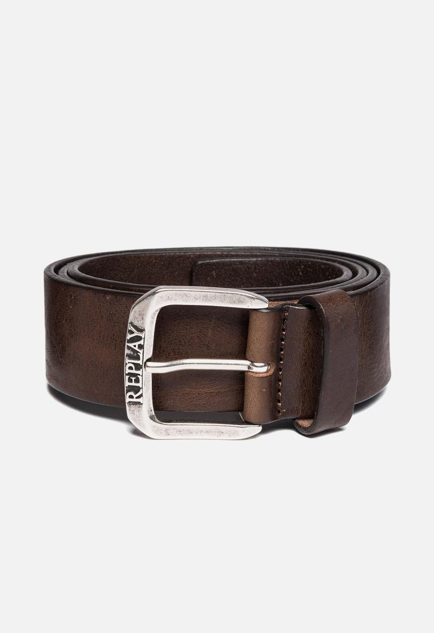 Replay - Vintage Leather Belt - Fade Tobacco