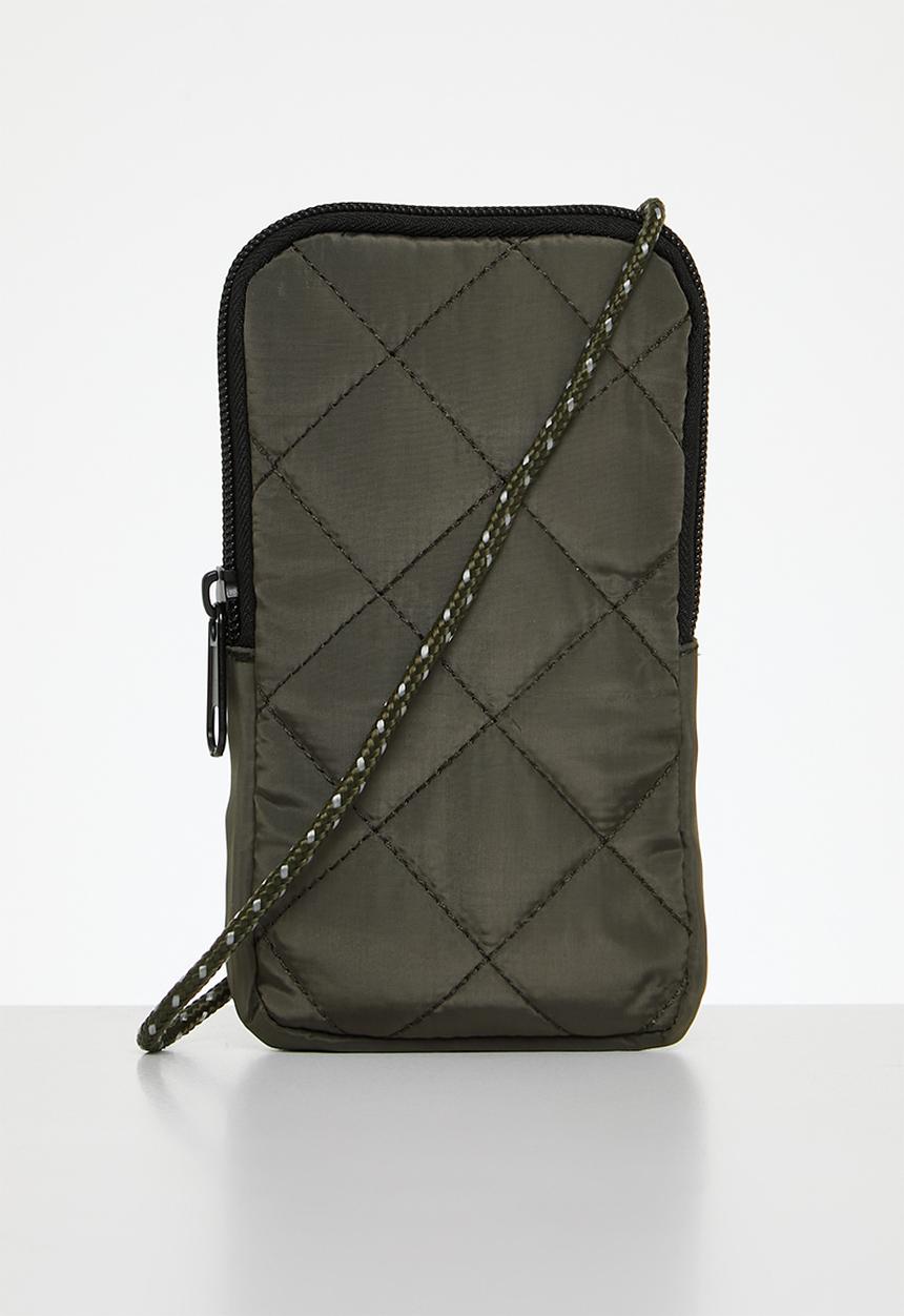 Pop Candy - G & s quilted crossbody - olive