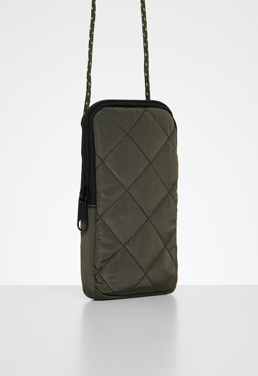 Pop Candy - G & s quilted crossbody - olive