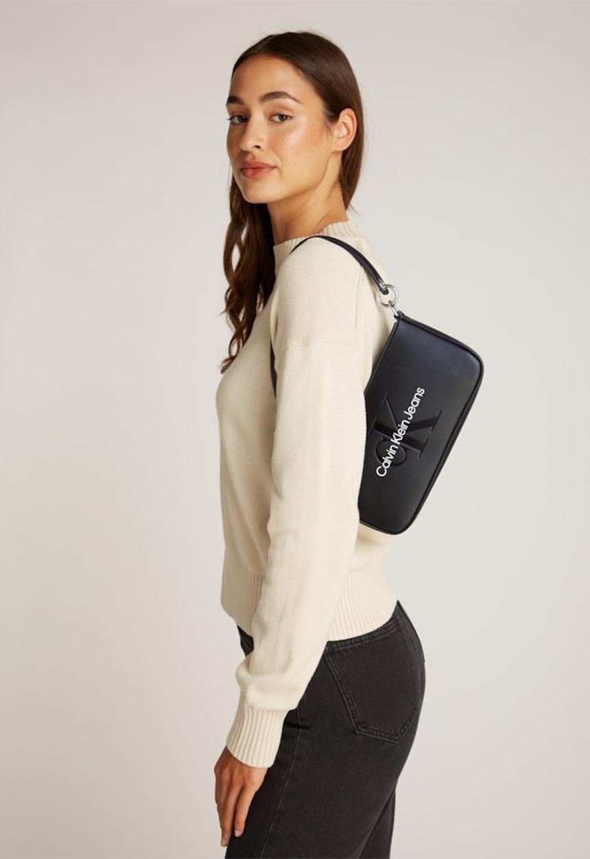 Calvin Klein - Sculpted shoulder pouch25 mono-black/neutral