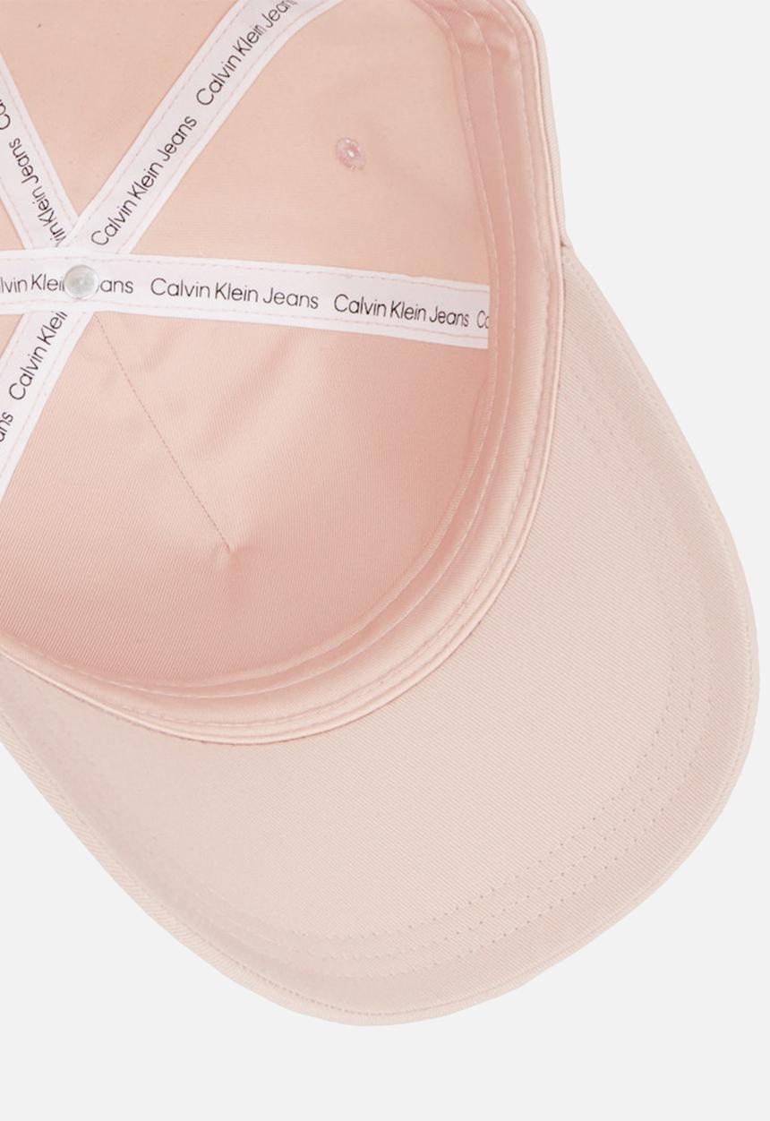 Calvin Klein - Mono logo print cap - rose dust