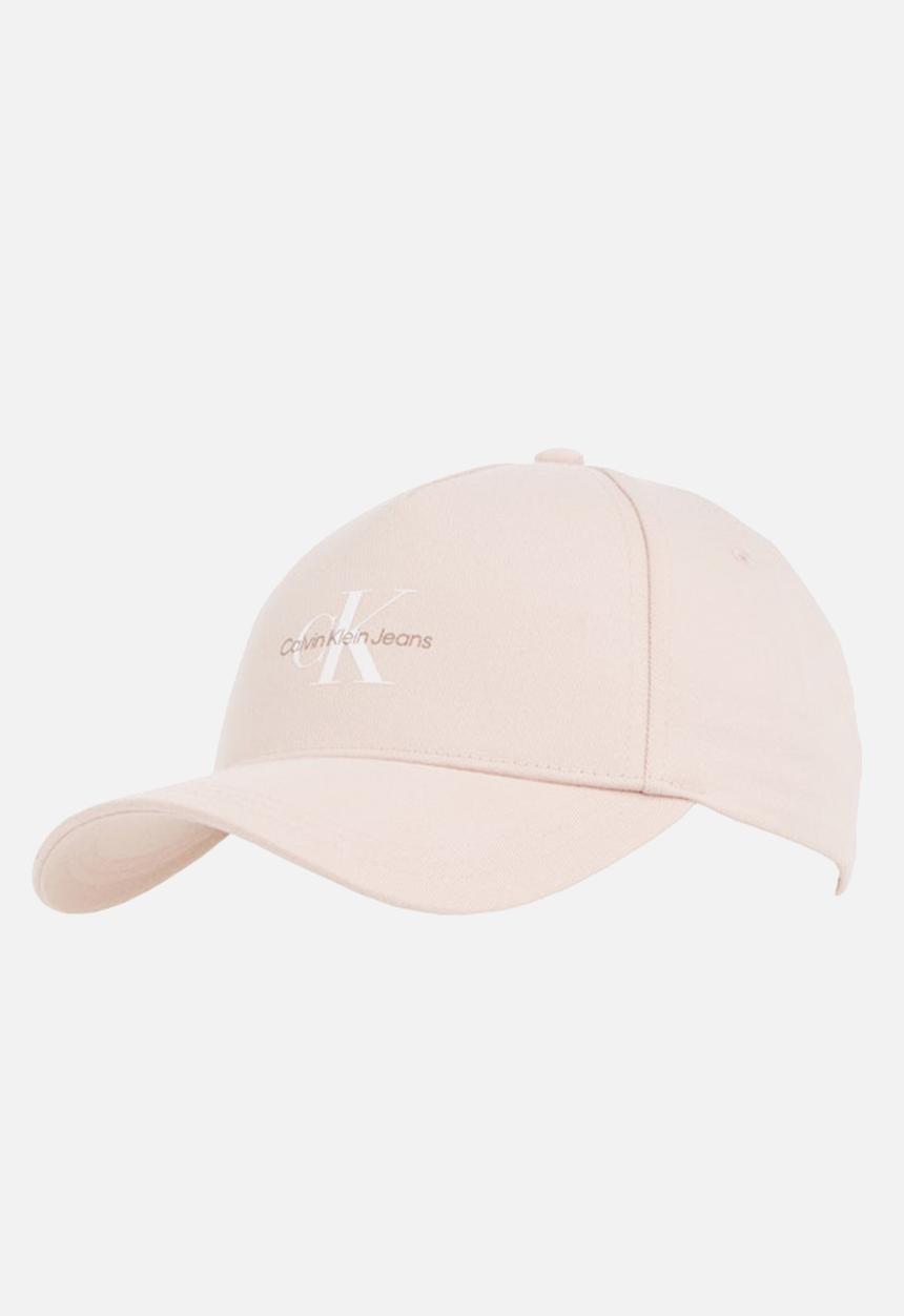 Calvin Klein - Mono logo print cap - rose dust