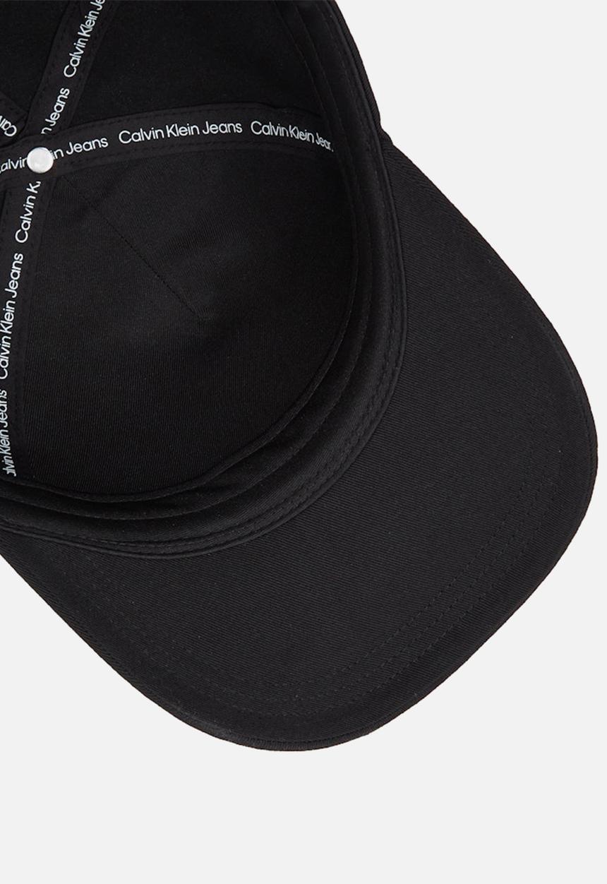 Calvin Klein - Mono logo print cap - black