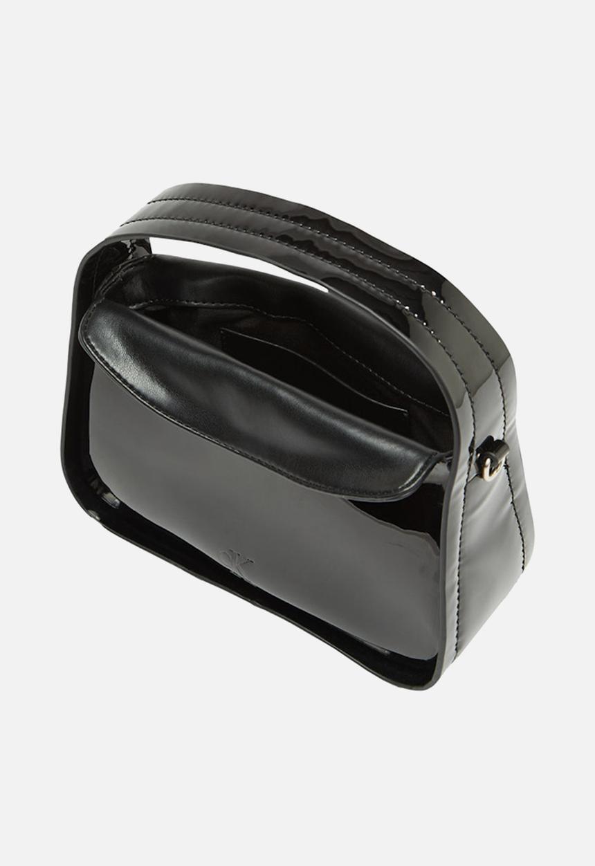 Calvin Klein - Block mini flap20 patent - black