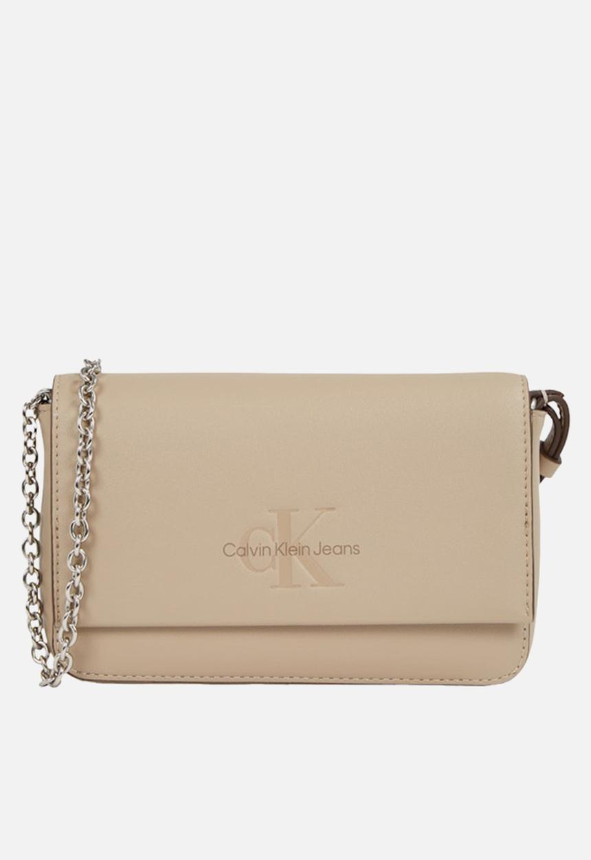 Calvin Klein - Sculpted ew flap phone cb mono - crockery