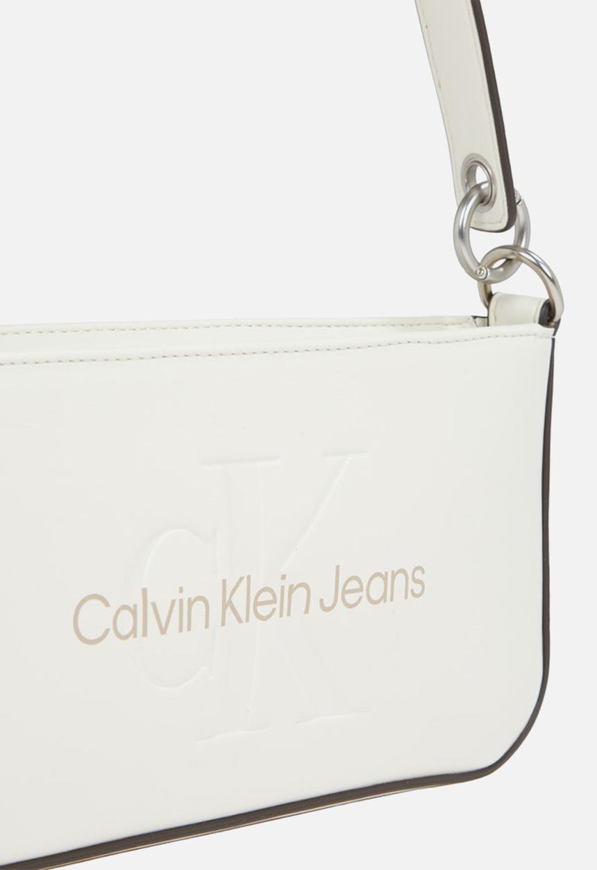 Calvin Klein - Sculpted shoulder pouch25 mono - tofu
