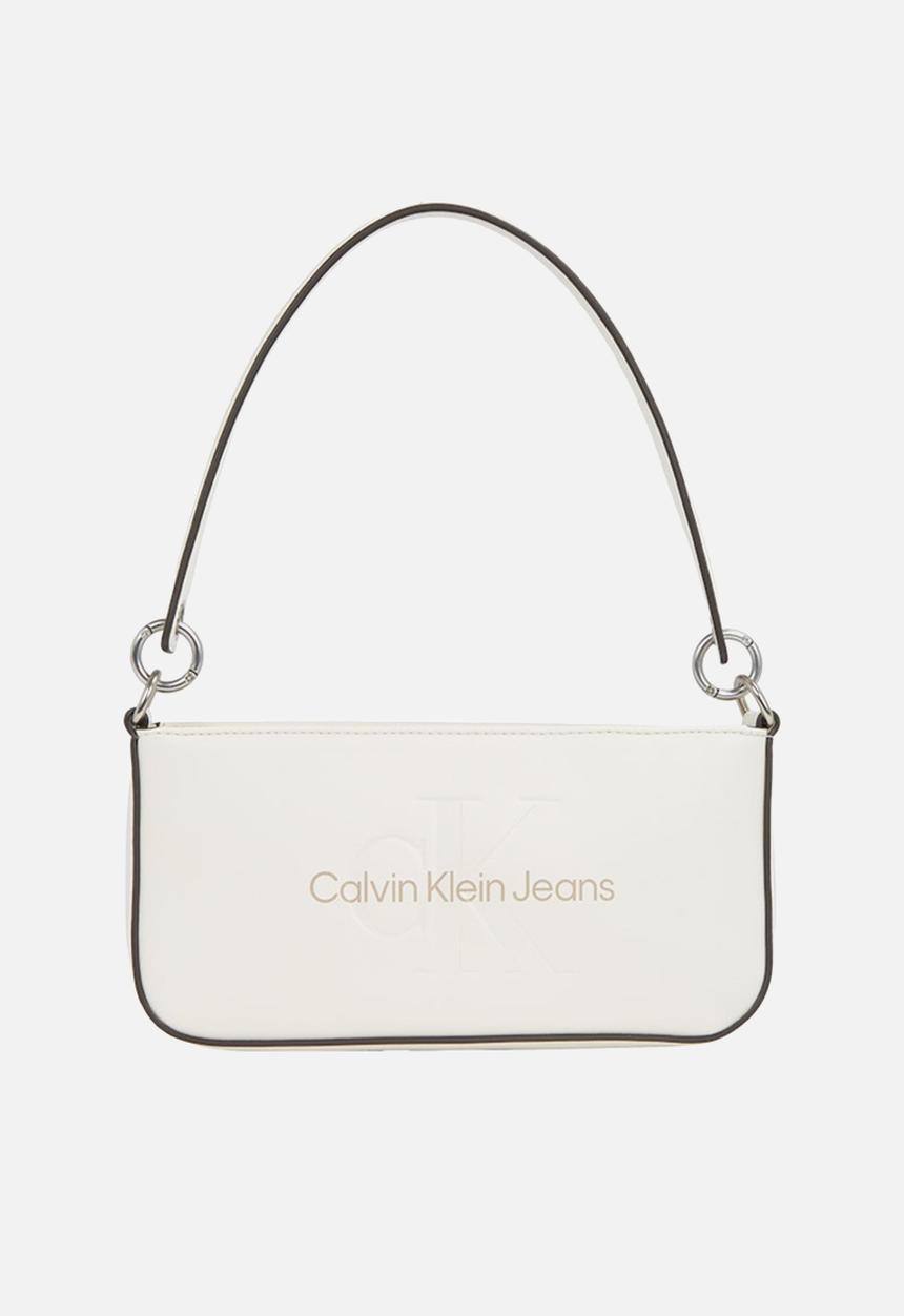 Calvin Klein - Sculpted shoulder pouch25 mono - tofu