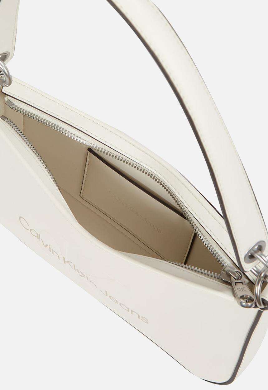 Calvin Klein - Sculpted shoulder pouch25 mono - tofu