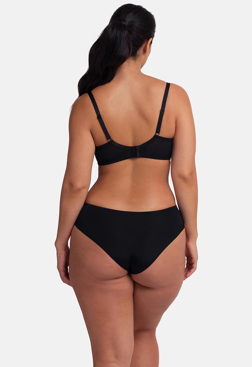 DORINA - Plus Alma 2pack cheeky hipster - black/beige