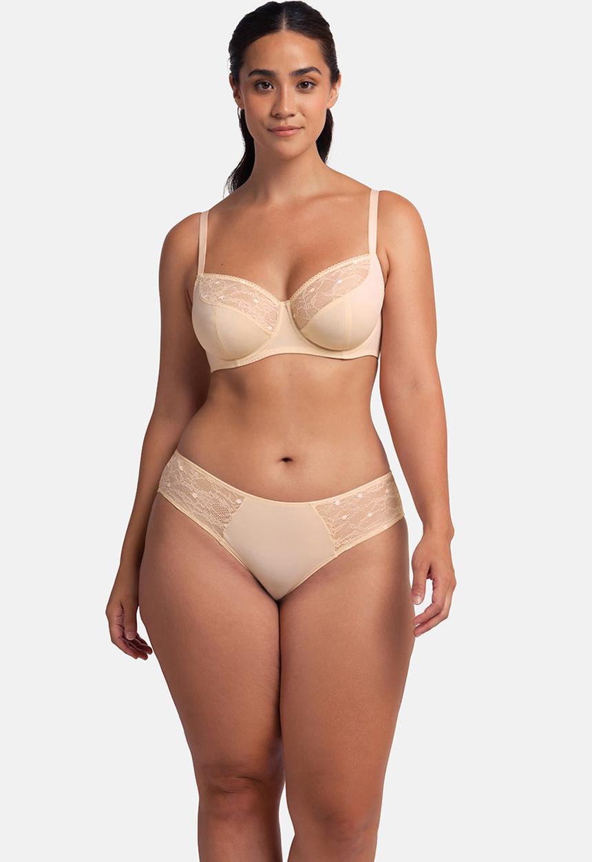 DORINA - Plus Alma 2pack cheeky hipster - black/beige
