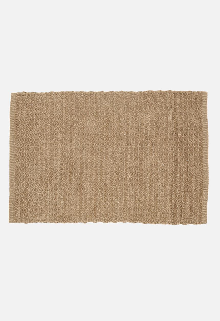 Sixth Floor - Cotton Chenille Bath Mat - Natural