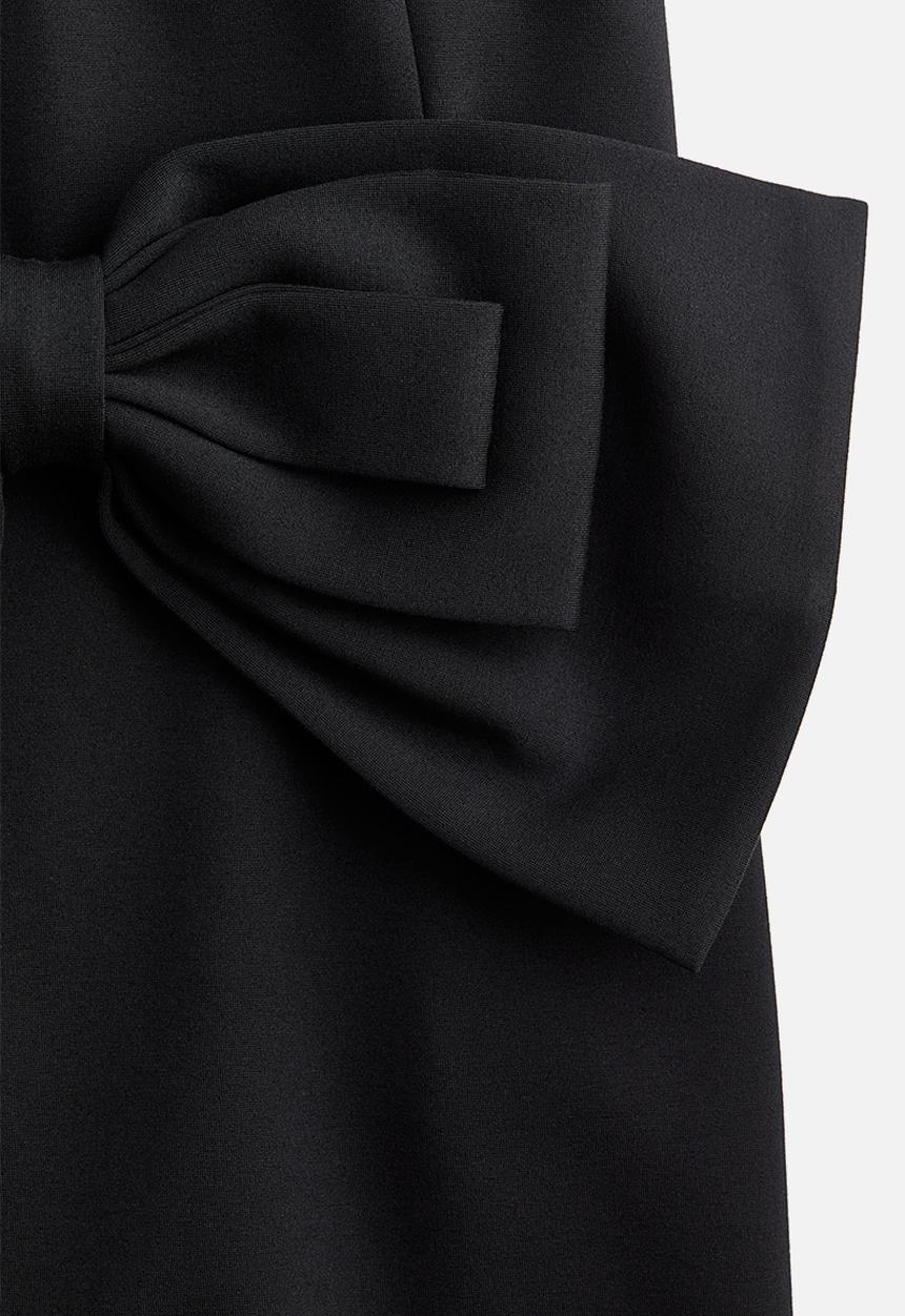 H&M - Bow-detail strappy dress - black