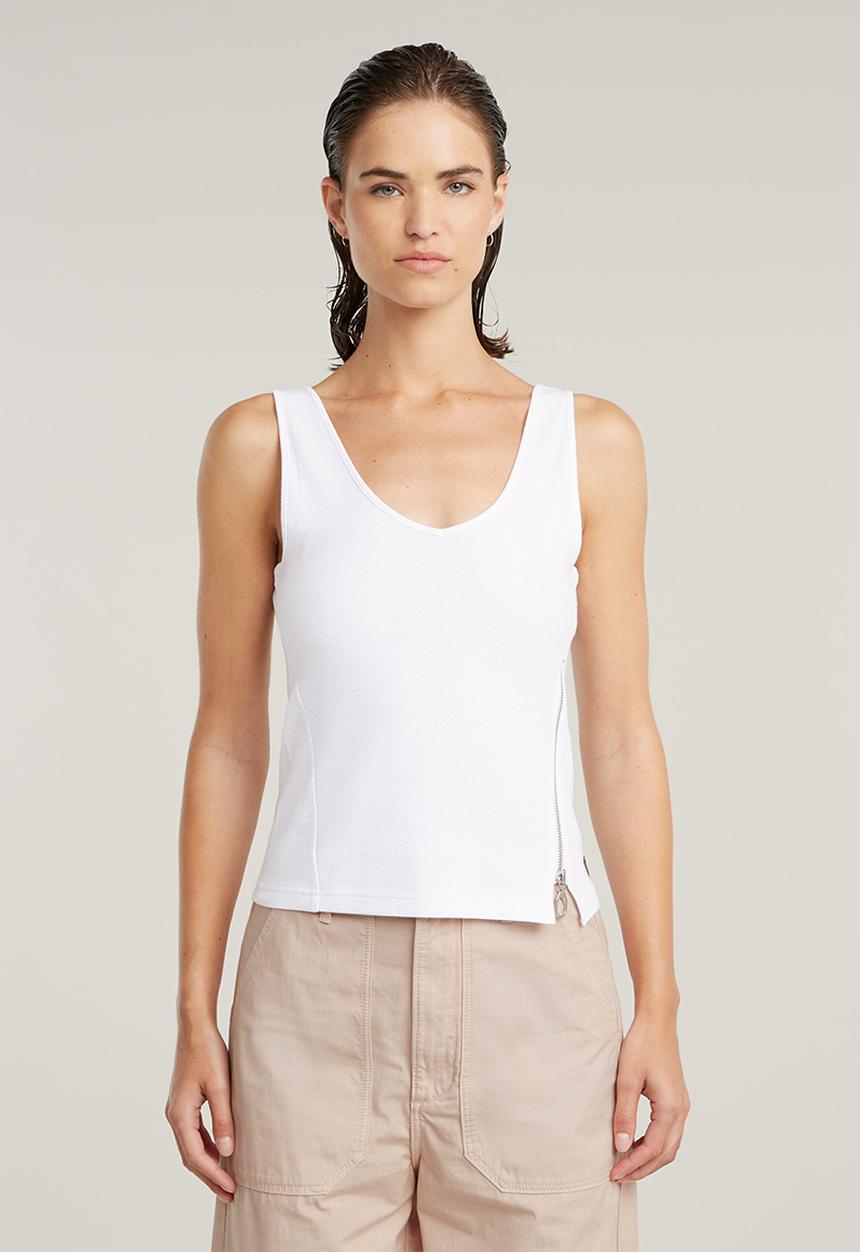 トップス UNOF PLEATS TANK TOP E02 Tank Top - azur.world