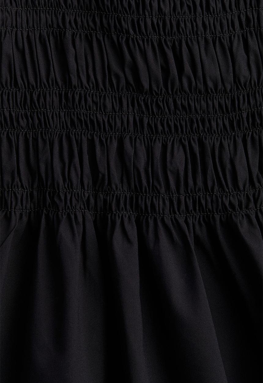 H&M - Smocked-top dress - black