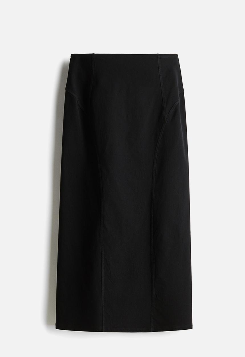 H&M - Jersey maxi skirt - black
