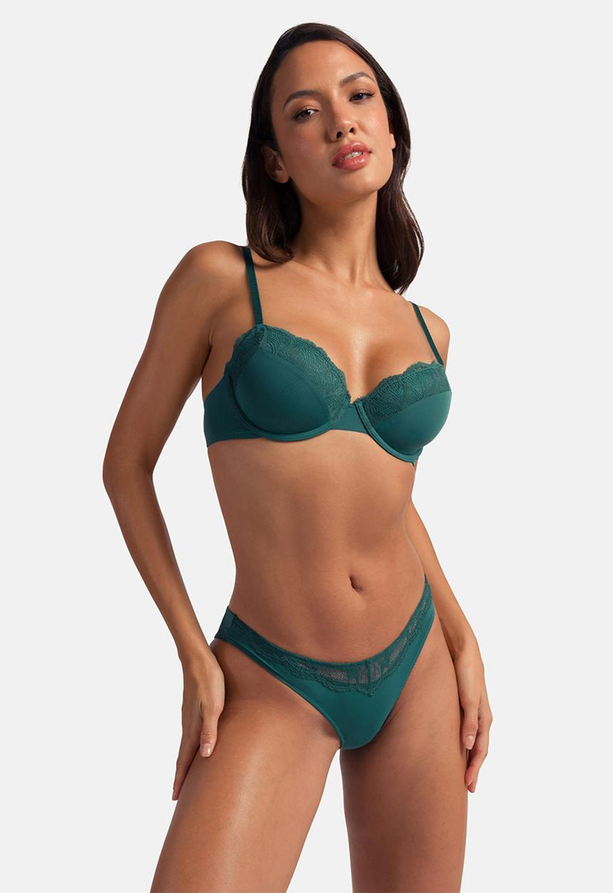 DORINA - Plus Sunniva 2pack brazilian - green/beige
