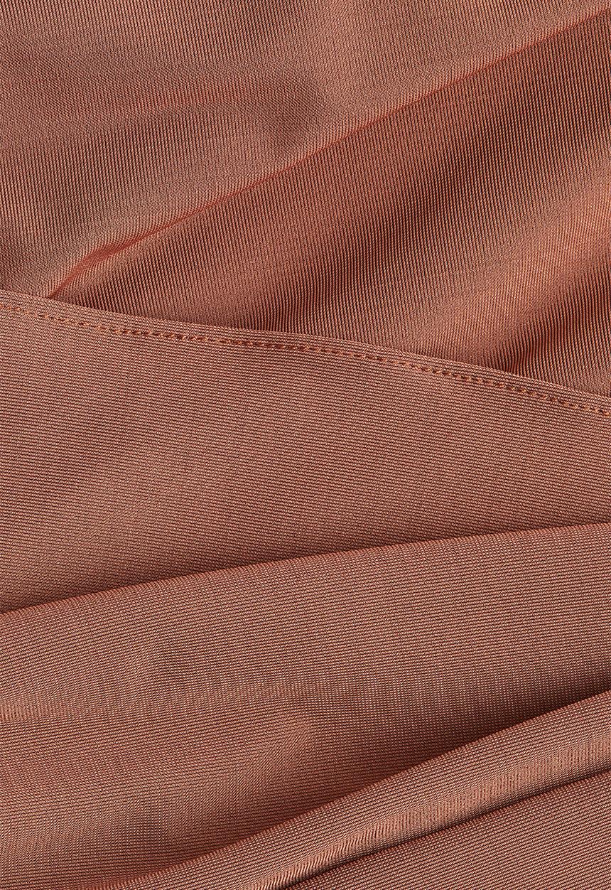 H&M - H&M Studio: Asymmetric wrap top - brown 