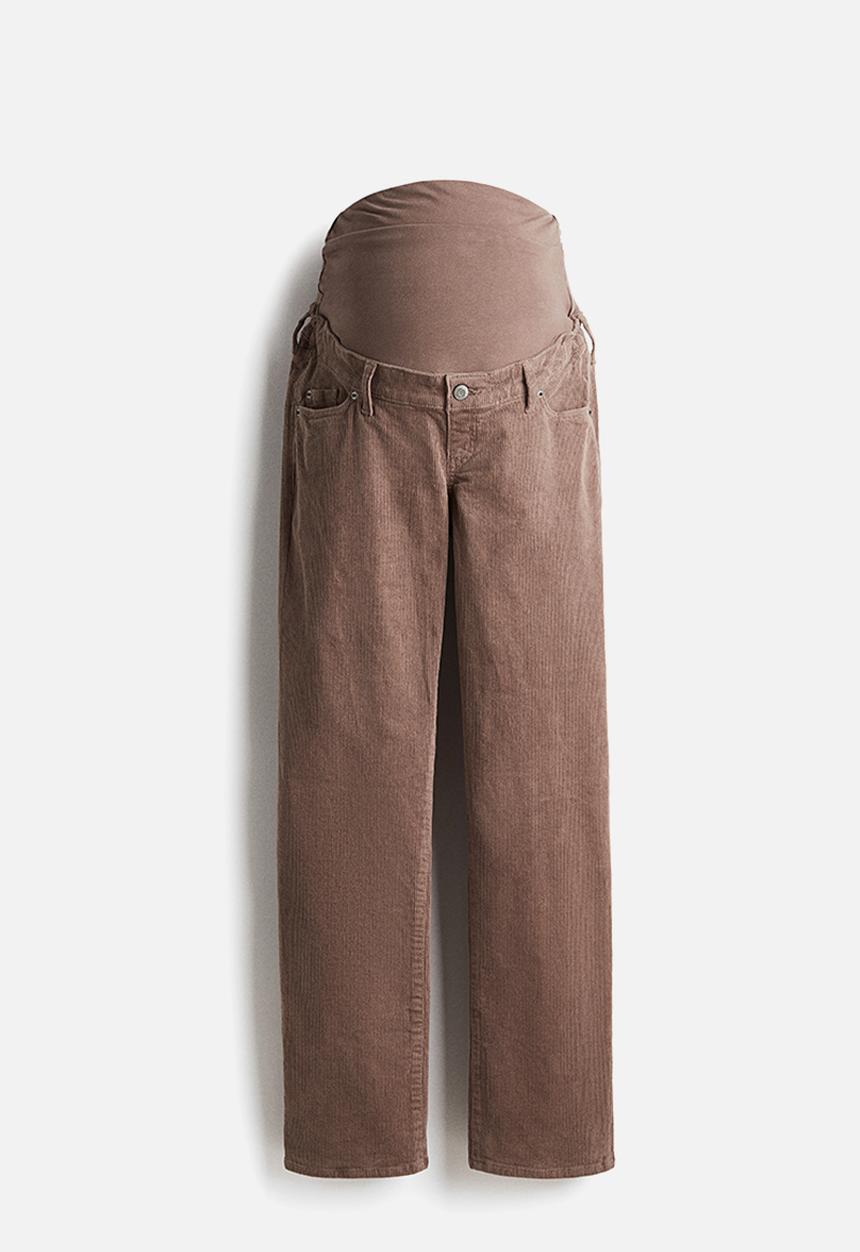H&M - Mama corduroy trousers - dark beige