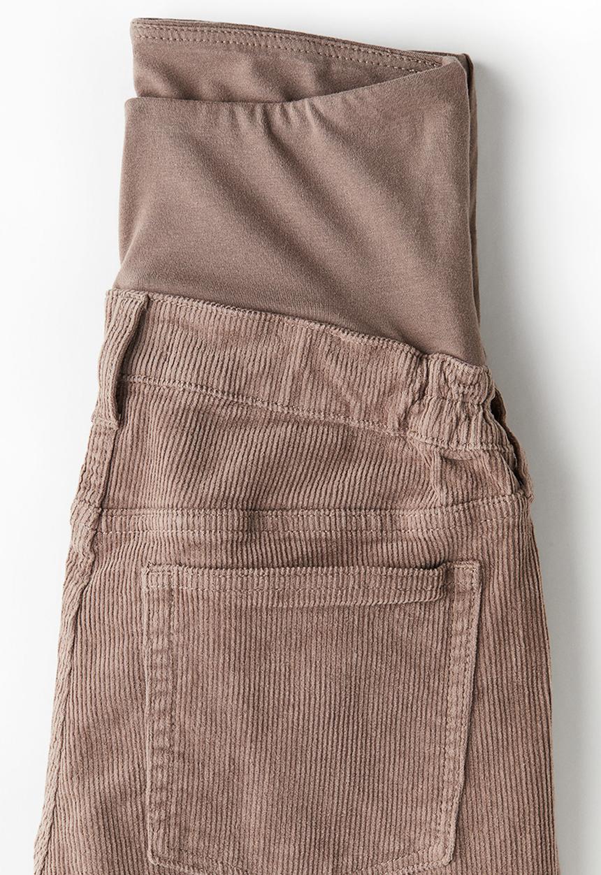 H&M - Mama corduroy trousers - dark beige
