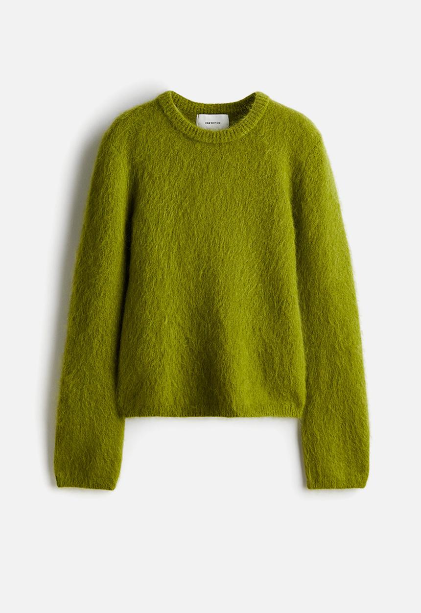 H&M - Mohair-blend jumper - green