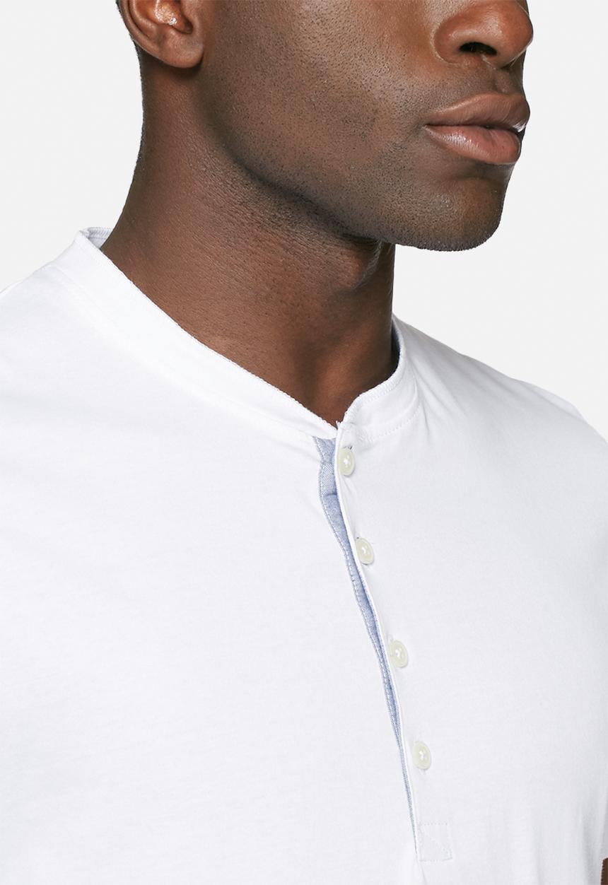 Selected Homme - Niklas split neck tee