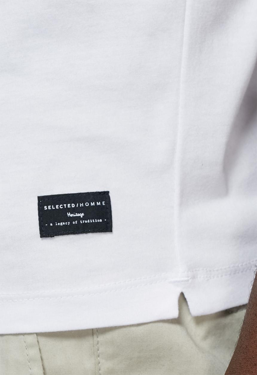 Selected Homme - Niklas split neck tee