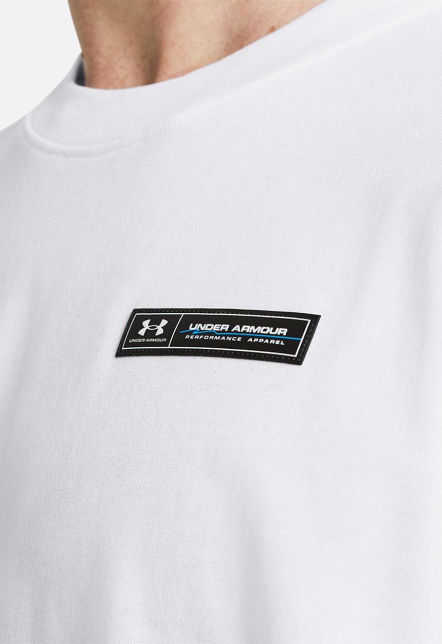 Under Armour - UA Heavyweight Armour Label SS - White/Black