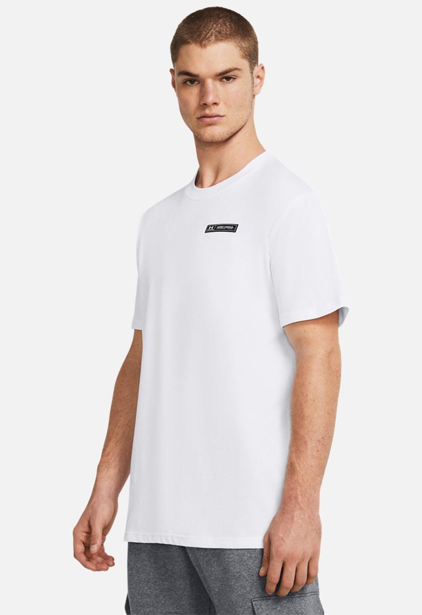 Under Armour - UA Heavyweight Armour Label SS - White/Black