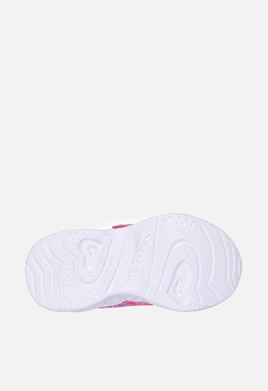 Skechers - Heart Lights - Hotpink Multitrim