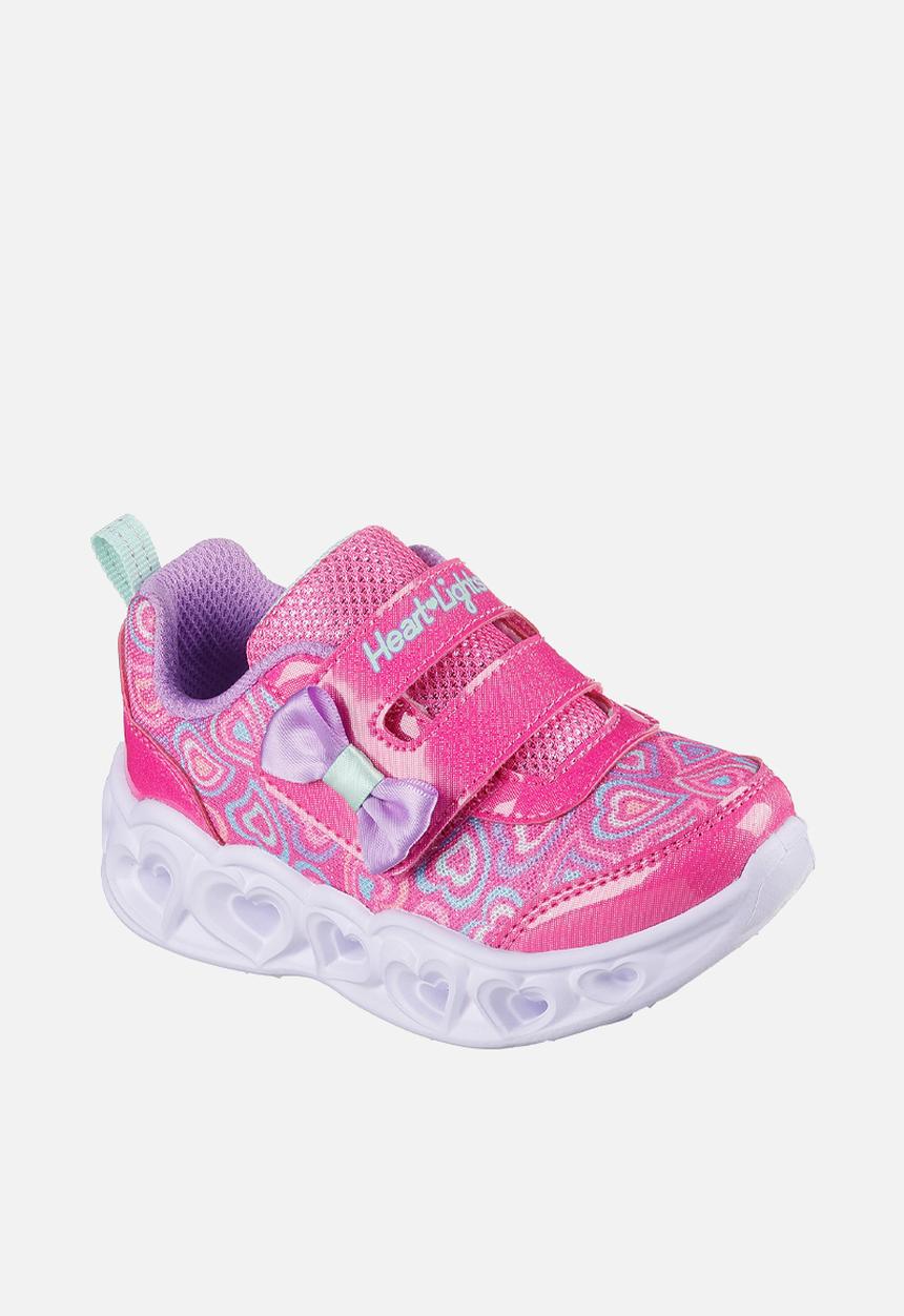 Skechers - Heart Lights - Hotpink Multitrim