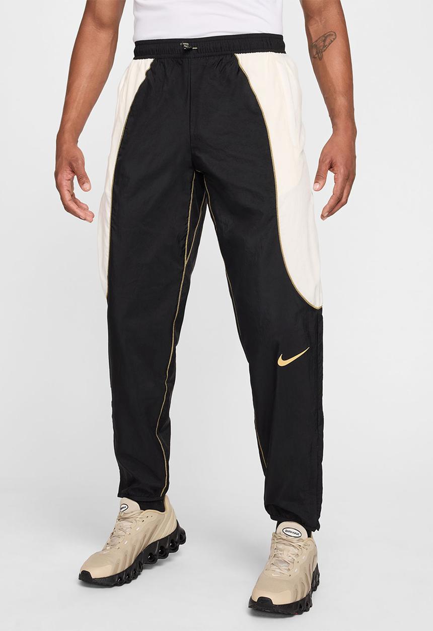 Nike - Strike+  Water-Repellent Football Pants - Black/Pale Ivory/Jersey Gold