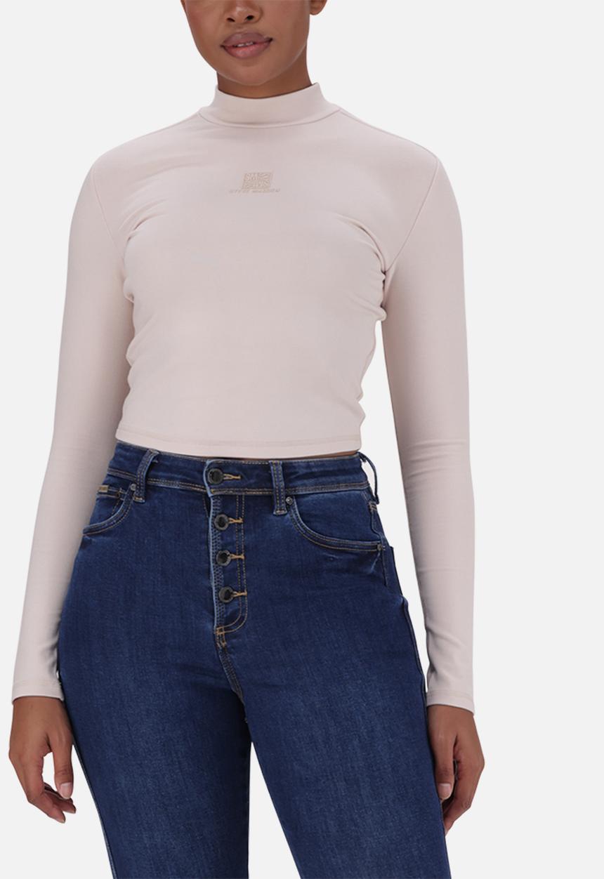 Steve Madden - Addilyn turtle neck top - stone