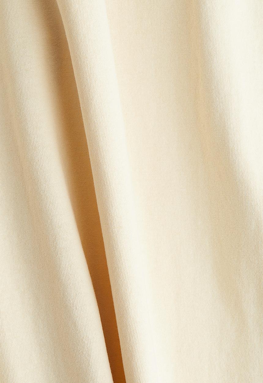 H&M - H&M Studio: Asymmetric t-shirt - light beige
