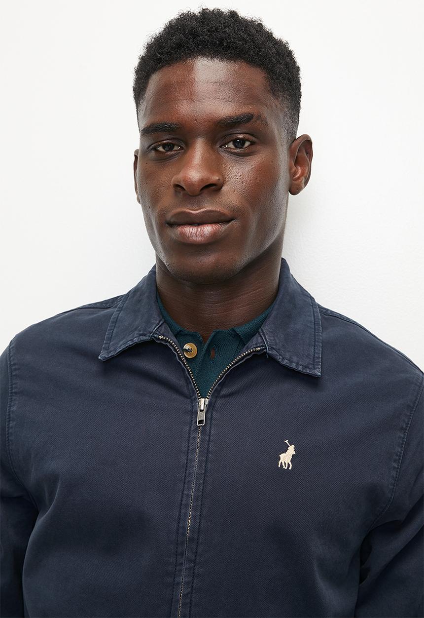 POLO - Mens Essential Cotton Harrington Jacket - Navy