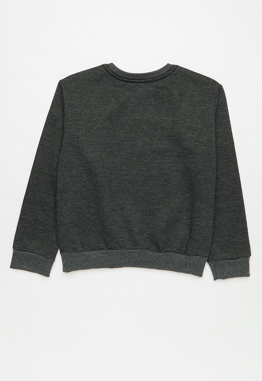Pop Candy - 2 Pack sweatshirt - maroon & charcoal mélange