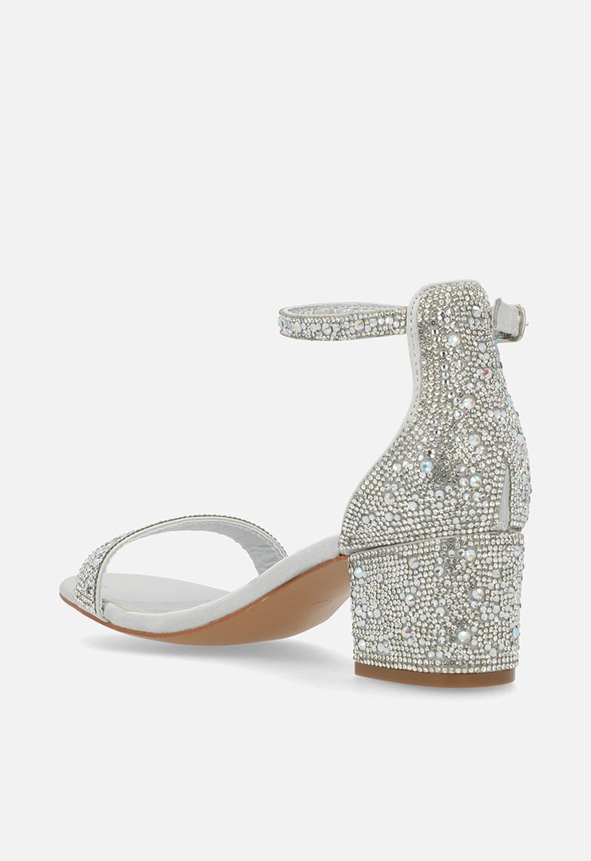 Footwork - Wanda Closed Back Ankle Strap - Silver
