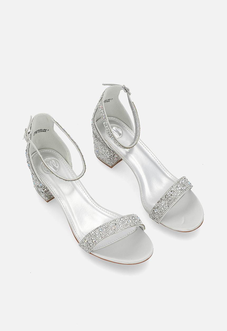 Footwork - Wanda Closed Back Ankle Strap - Silver