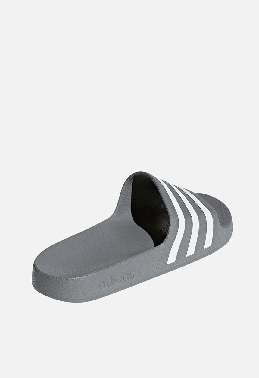 adidas Originals - Adilette Aqua - Grey Three/Cloud White