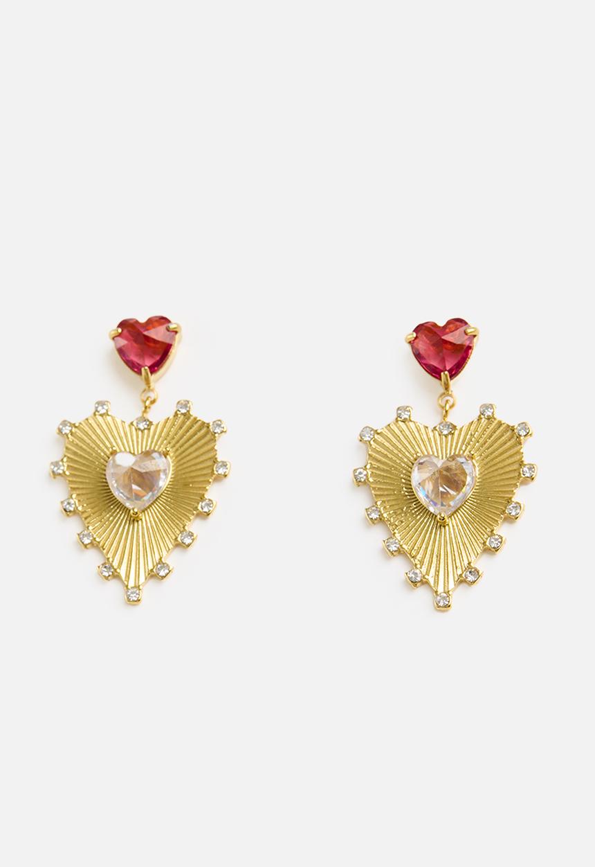 Zoe on Trend - Stylish designer earrings - gold