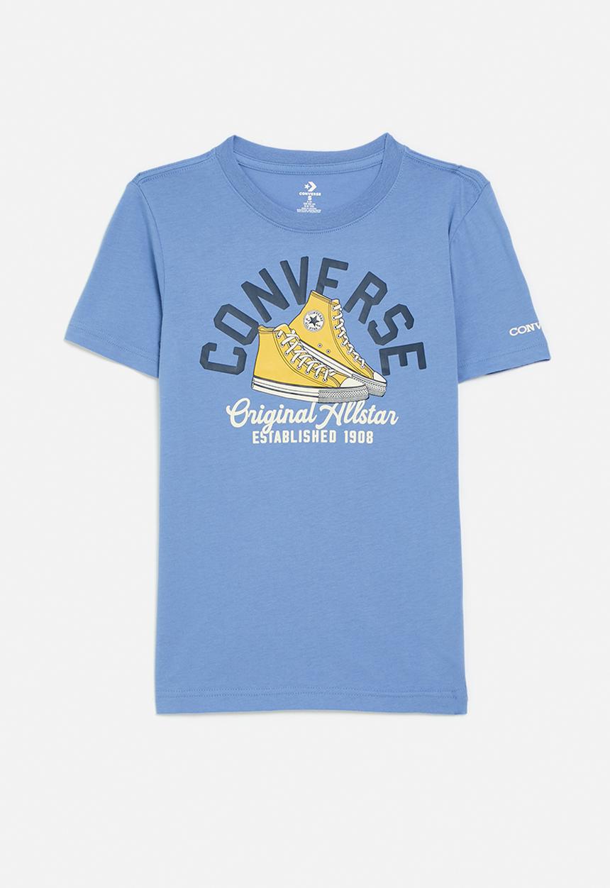 Converse - Converse retro remix sneaker arc tee - open sky