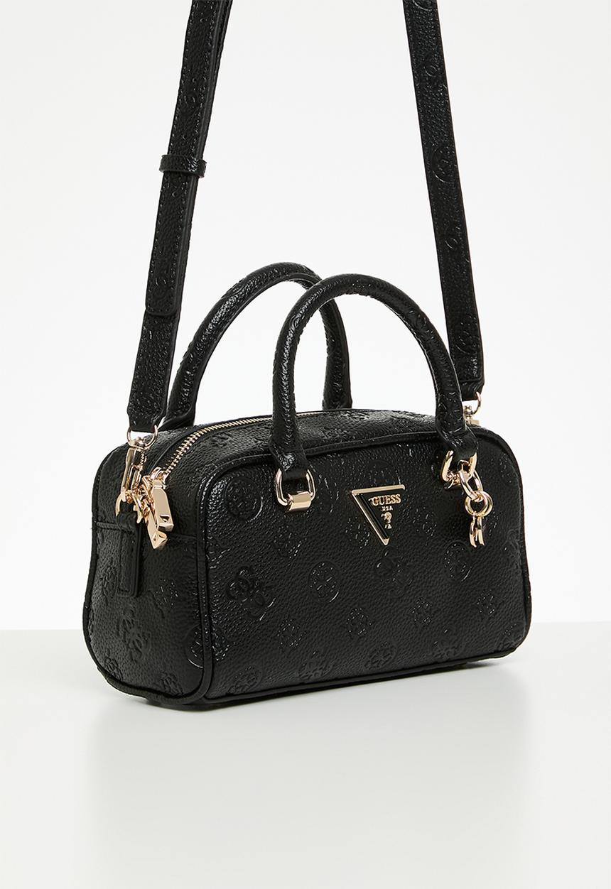 GUESS - Cresidia small satchel shoulder bag - black