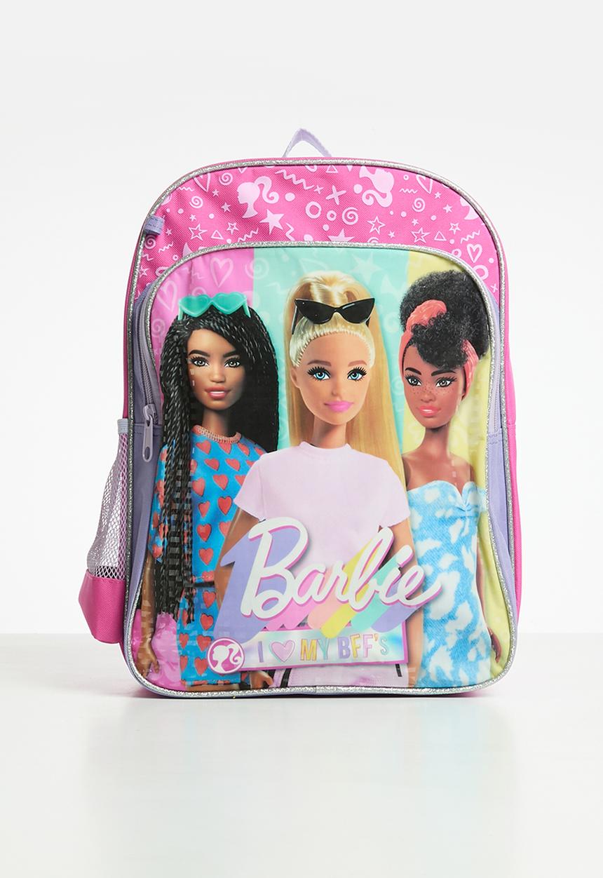 Pop Candy - Barbie large backpack with pencil bag - pink