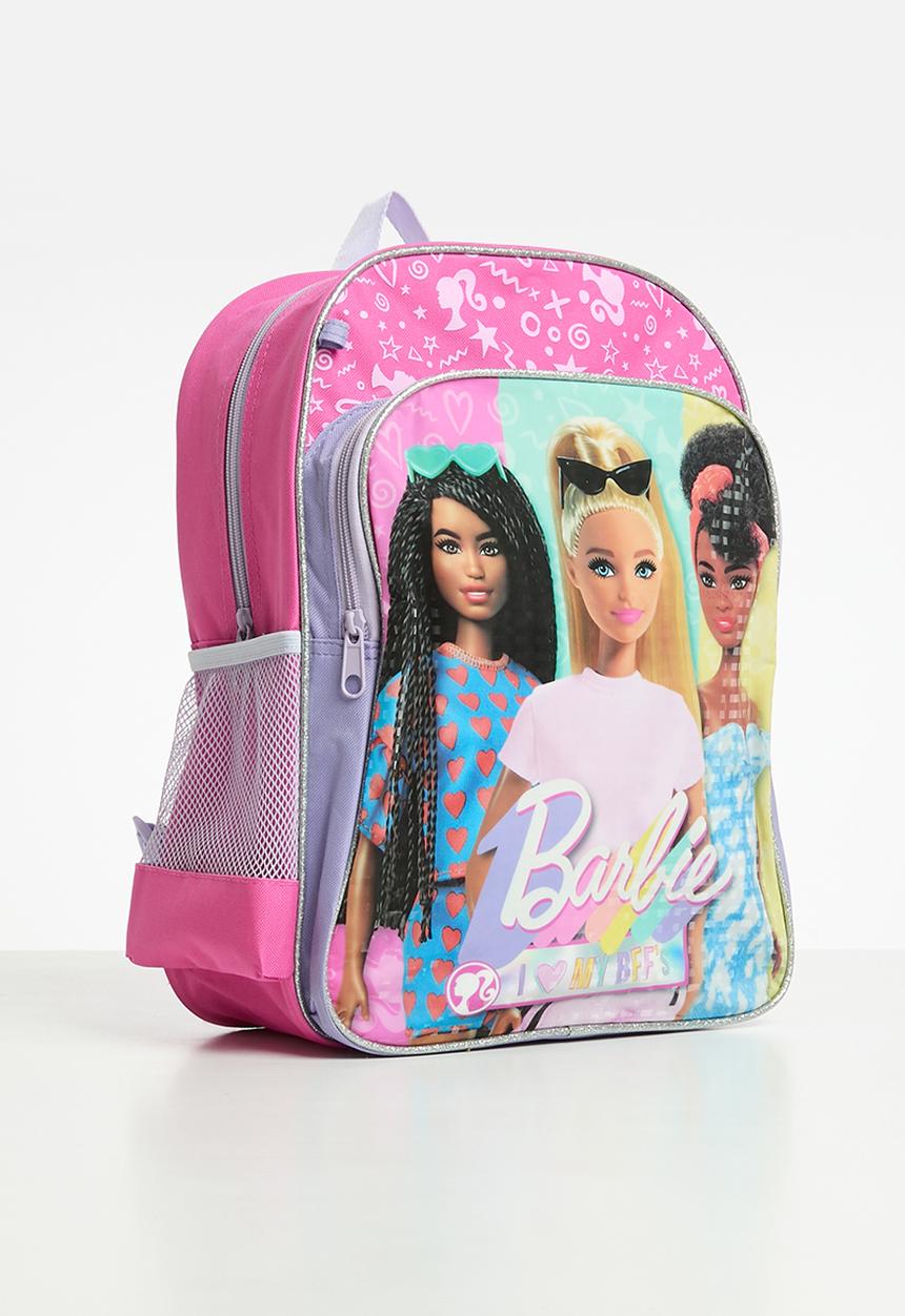 Pop Candy - Barbie large backpack with pencil bag - pink