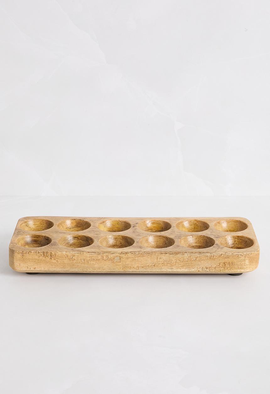 Sixth Floor - Wooden 12 egg tray - Natural